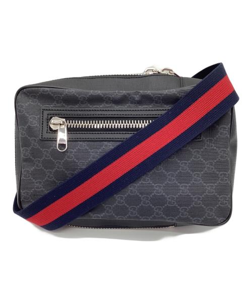 GUCCI（グッチ）GUCCI (グッチ) ベルトバッグ ブラックの古着・服飾アイテム