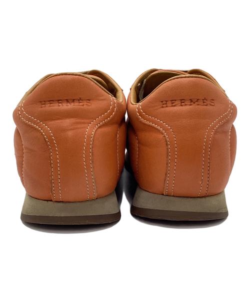 HERMES（エルメス）HERMES (エルメス) ローカットスニーカー クイック ブラウン サイズ:SIZE 39 1/2の古着・服飾アイテム
