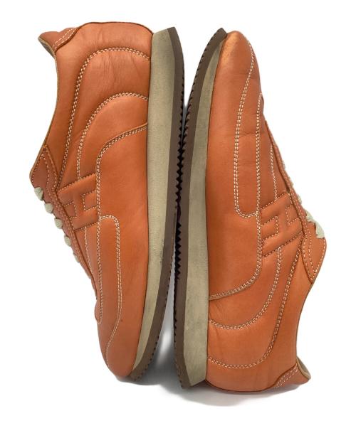 HERMES（エルメス）HERMES (エルメス) ローカットスニーカー クイック ブラウン サイズ:SIZE 39 1/2の古着・服飾アイテム