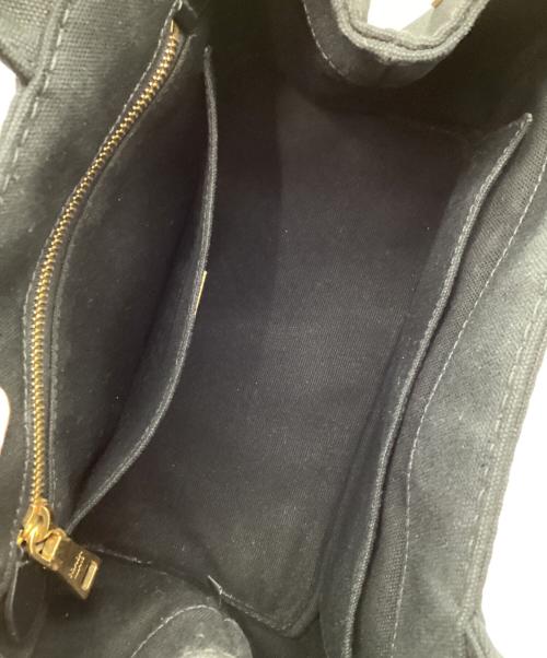 PRADA（プラダ）PRADA (プラダ) 2WAYバッグ カナパ ブラック×ゴールドの古着・服飾アイテム