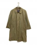 Burberry'sバーバリー）の古着「ステンカラーコート タマムシ」｜グリーン