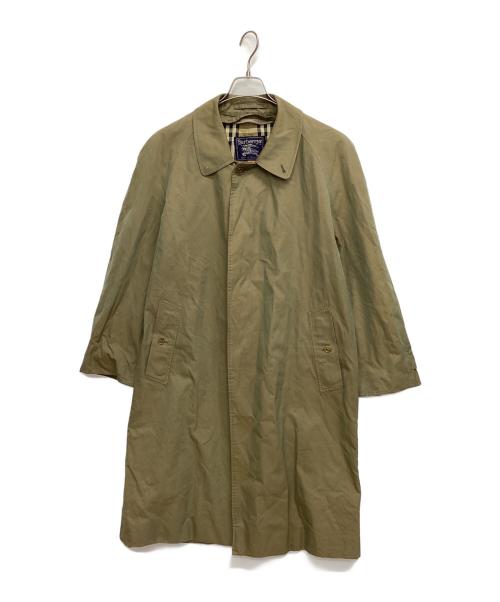 Burberry's（バーバリー）Burberry's (バーバリー) ステンカラーコート タマムシ グリーン サイズ:表記無しの古着・服飾アイテム