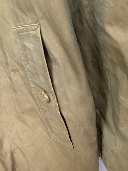 Burberry's（バーバリー）Burberry's (バーバリー) ステンカラーコート タマムシ グリーン サイズ:表記無しの古着・服飾アイテム