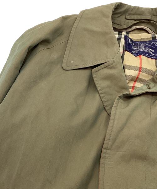Burberry's（バーバリー）Burberry's (バーバリー) ステンカラーコート タマムシ グリーン サイズ:表記無しの古着・服飾アイテム