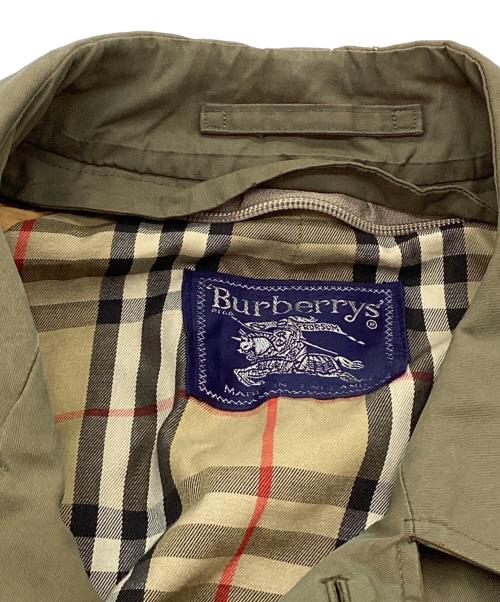 Burberry's（バーバリー）Burberry's (バーバリー) ステンカラーコート タマムシ グリーン サイズ:表記無しの古着・服飾アイテム