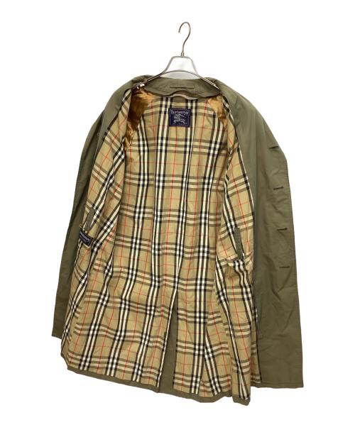 Burberry's（バーバリー）Burberry's (バーバリー) ステンカラーコート タマムシ グリーン サイズ:表記無しの古着・服飾アイテム