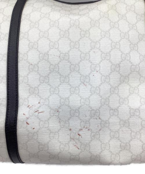GUCCI（グッチ）GUCCI (グッチ) トートバッグ GGスプリーム ホワイト×ブラックの古着・服飾アイテム