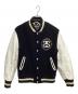 stussy（ステューシー）の古着「スタジャン」｜ブラック×ホワイト