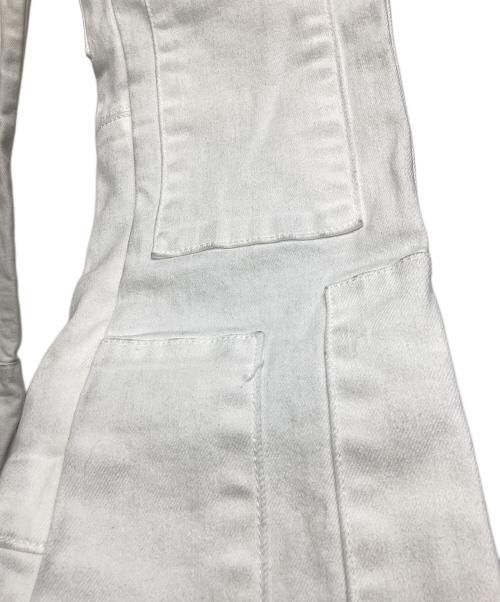VALABASAS（バラバサス）VALABASAS (バラバサス) フレアスタックデニムパンツ ホワイト サイズ:30の古着・服飾アイテム