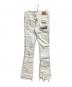 VALABASAS (バラバサス) フレアスタックデニムパンツ ホワイト サイズ:30：15000円