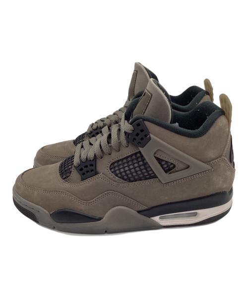 NIKE（ナイキ）NIKE (ナイキ) スニーカー AIR JORDAN 4 RETRO グレー サイズ:26の古着・服飾アイテム