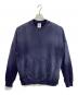 MOOJIMOOJI（ムージームージー）の古着「スウェット OVERSIZE KANGAROO POCKET CREW AGED NVY」｜ネイビー