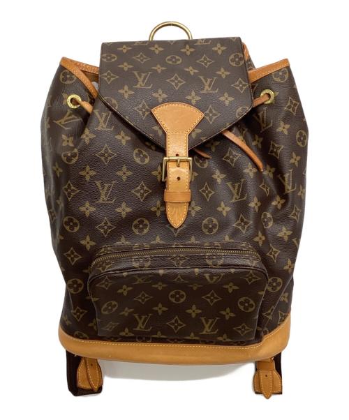 LOUIS VUITTON（ルイ ヴィトン）LOUIS VUITTON (ルイ ヴィトン) リュック モンスリGM ブラウンの古着・服飾アイテム