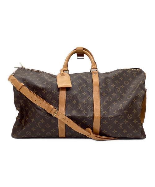 LOUIS VUITTON（ルイ ヴィトン）LOUIS VUITTON (ルイ ヴィトン) ボストンバッグ キーポル・バンドリエール55 ブラウンの古着・服飾アイテム