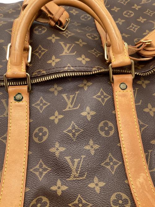 LOUIS VUITTON（ルイ ヴィトン）LOUIS VUITTON (ルイ ヴィトン) ボストンバッグ キーポル・バンドリエール55 ブラウンの古着・服飾アイテム