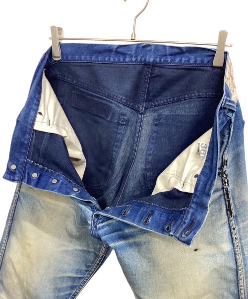 EVISU（エヴィス）EVISU (エヴィス) デニムパンツ ネイビー サイズ:36の古着・服飾アイテム