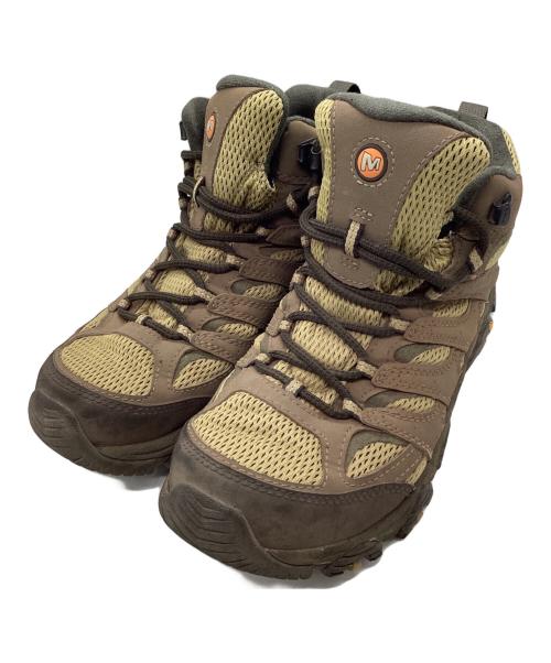 MERRELL（メレル）MERRELL (メレル) トレッキングシューズ カーキ×ブラウン サイズ:26.5の古着・服飾アイテム