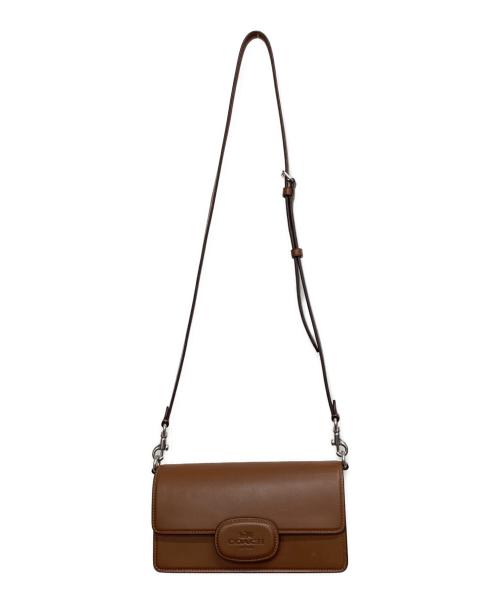 COACH（コーチ）COACH (コーチ) エライザフラップクロスボディバッグ ブラウンの古着・服飾アイテム