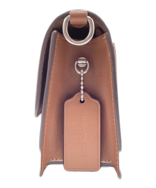 COACH（コーチ）COACH (コーチ) エライザフラップクロスボディバッグ ブラウンの古着・服飾アイテム