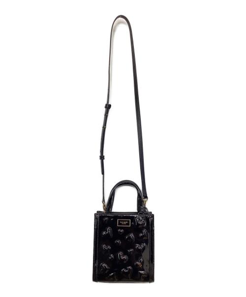 Kate Spade（ケイトスペード）Kate Spade (ケイトスペード) 2WAYバッグ マイハートマンハッタン ブラックの古着・服飾アイテム