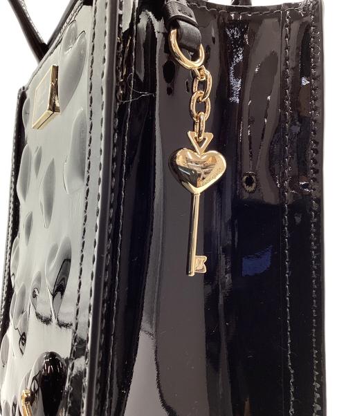 Kate Spade（ケイトスペード）Kate Spade (ケイトスペード) 2WAYバッグ マイハートマンハッタン ブラックの古着・服飾アイテム