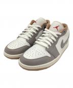 NIKEナイキ）の古着「スニーカー AIR JORDAN 1 LOW」｜ホワイト×グレー