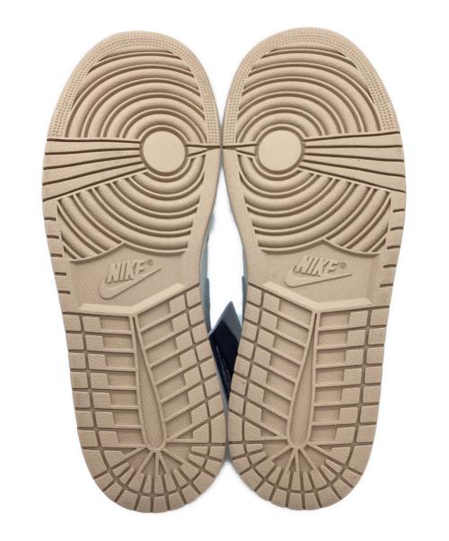 NIKE（ナイキ）NIKE (ナイキ) スニーカー AIR JORDAN 1 LOW ホワイト×グレー サイズ:28.5 未使用品の古着・服飾アイテム