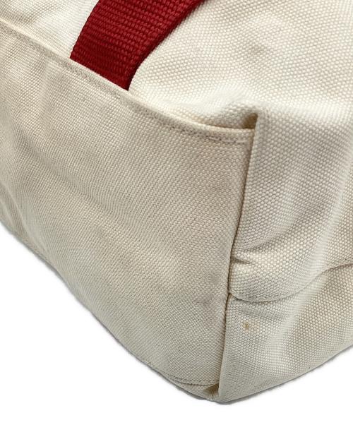 PRADA SPORTS（プラダスポーツ）PRADA SPORTS (プラダスポーツ) キャンバストートバッグ ベージュ×レッドの古着・服飾アイテム