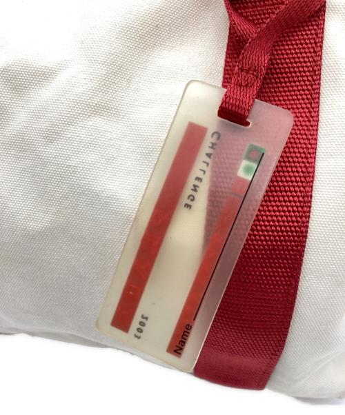 PRADA SPORTS（プラダスポーツ）PRADA SPORTS (プラダスポーツ) キャンバストートバッグ ベージュ×レッドの古着・服飾アイテム