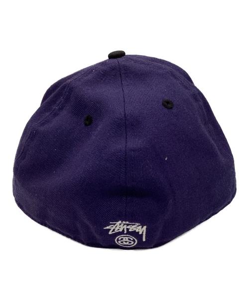 New Era（ニューエラ）New Era (ニューエラ) stussy (ステューシー) キャップ ネイビー×ブラック サイズ:73/4の古着・服飾アイテム