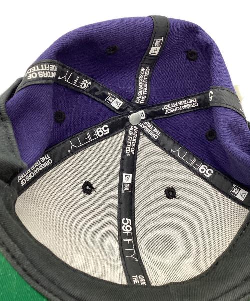 New Era（ニューエラ）New Era (ニューエラ) stussy (ステューシー) キャップ ネイビー×ブラック サイズ:73/4の古着・服飾アイテム