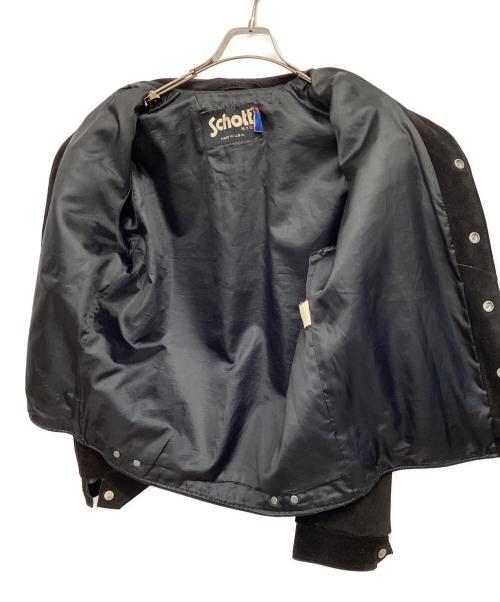 Schott（ショット）Schott (ショット) トラッカージャケット ブラック サイズ:38の古着・服飾アイテム