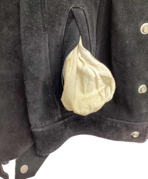 Schott（ショット）Schott (ショット) トラッカージャケット ブラック サイズ:38の古着・服飾アイテム