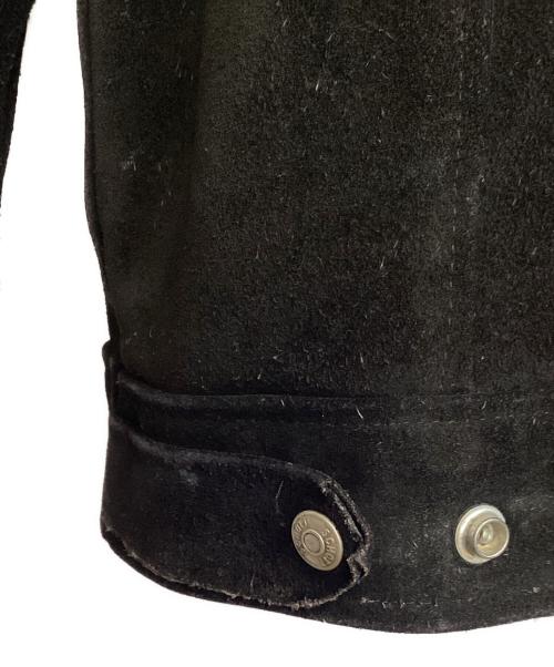 Schott（ショット）Schott (ショット) トラッカージャケット ブラック サイズ:38の古着・服飾アイテム