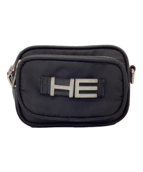 HELIOT EMIL（ヘリオットエミル）HELIOT EMIL (ヘリオットエミル) Small camera bag ブラックの古着・服飾アイテム