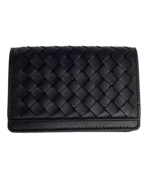BOTTEGA VENETA（ボッテガベネタ）BOTTEGA VENETA (ボッテガベネタ) 名刺入れ ブラックの古着・服飾アイテム