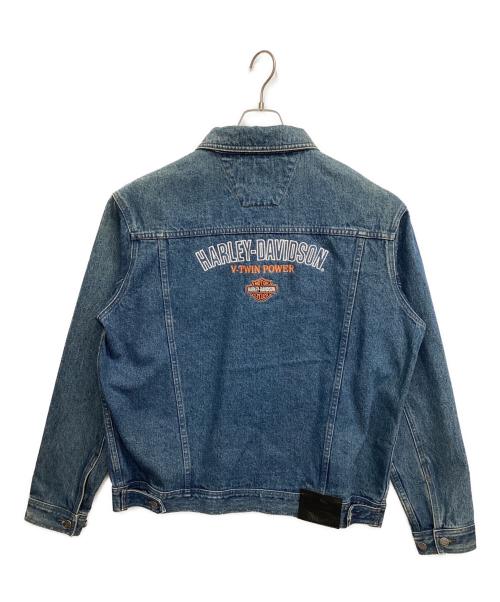 HARLEY-DAVIDSON（ハーレーダビッドソン）HARLEY-DAVIDSON (ハーレーダビッドソン) デニムジャケット インディゴ サイズ:Lの古着・服飾アイテム