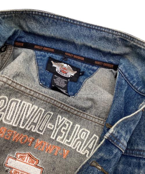 HARLEY-DAVIDSON（ハーレーダビッドソン）HARLEY-DAVIDSON (ハーレーダビッドソン) デニムジャケット インディゴ サイズ:Lの古着・服飾アイテム