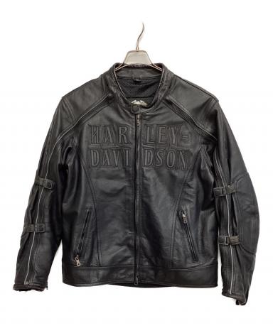 K94) HARLEY DAVIDSON ハーレーダビッドソンレザージャケット 中古・古着通販】HARLEY-DAVIDSON (ハーレーダビッドソン) レザー