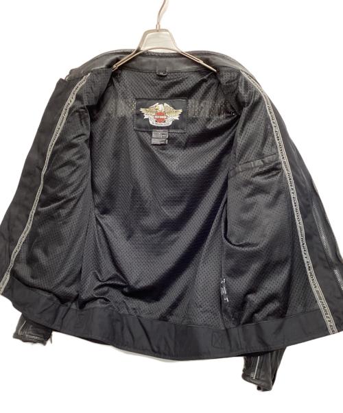 HARLEY-DAVIDSON（ハーレーダビッドソン）HARLEY-DAVIDSON (ハーレーダビッドソン) レザージャケット ブラック サイズ:XLの古着・服飾アイテム