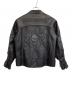 HARLEY-DAVIDSON (ハーレーダビッドソン) レザージャケット ブラック サイズ:XL：17000円