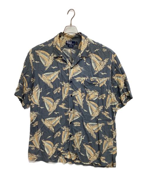 POLO RALPH LAUREN（ポロ・ラルフローレン）POLO RALPH LAUREN (ポロ・ラルフローレン) 半袖シャツ ブルー サイズ:XLの古着・服飾アイテム