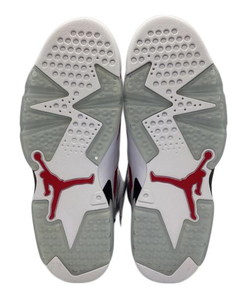 NIKE（ナイキ）NIKE (ナイキ) Air JORDAN 6 RETRO”Carmine” レッド×ホワイト サイズ:26 未使用品の古着・服飾アイテム