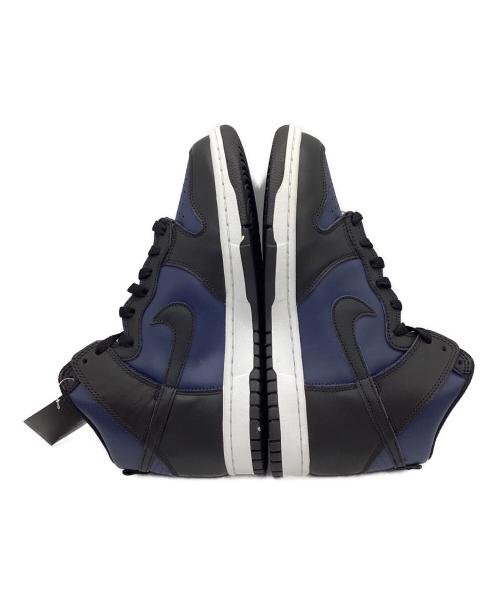 NIKE（ナイキ）NIKE (ナイキ) FRAGMENTS (フラグメント) DUNK HIGH Tokyo NAVY/BLACK ブラック×ブルー サイズ:26 未使用品の古着・服飾アイテム
