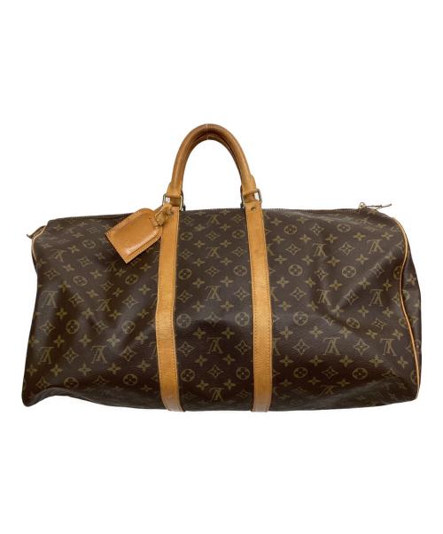 LOUIS VUITTON（ルイ ヴィトン）LOUIS VUITTON (ルイ ヴィトン) トラベルバッグ キーポル55 ブラウンの古着・服飾アイテム