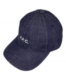 A.P.C.（アーペーセー）の古着「キャップ」｜インディゴ
