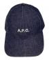 A.P.C. (アーペーセー) キャップ インディゴ サイズ:56：6000円