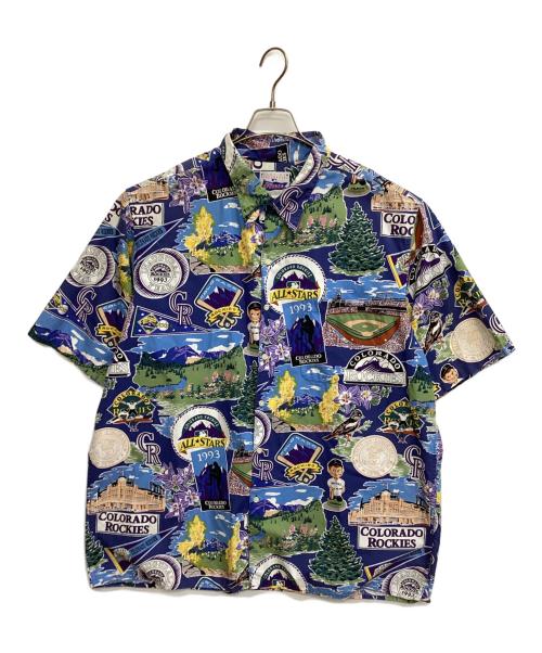 reyn spooner（レイン スプナー）reyn spooner (レイン スプナー) 半袖シャツ COLORADO ROCKIES ネイビー サイズ:XXLの古着・服飾アイテム