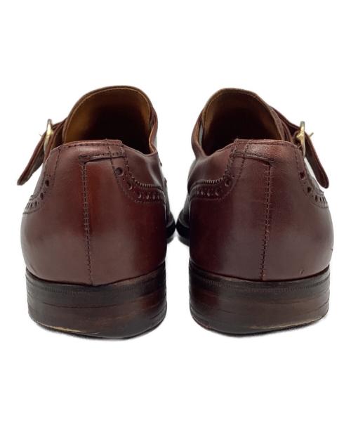 Crockett & Jones（クロケット＆ジョーンズ）Crockett & Jones (クロケット＆ジョーンズ) PAUL SMITH (ポールスミス) LANSDOWNE モンクストラップシューズ ブラウン サイズ:71/2の古着・服飾アイテム