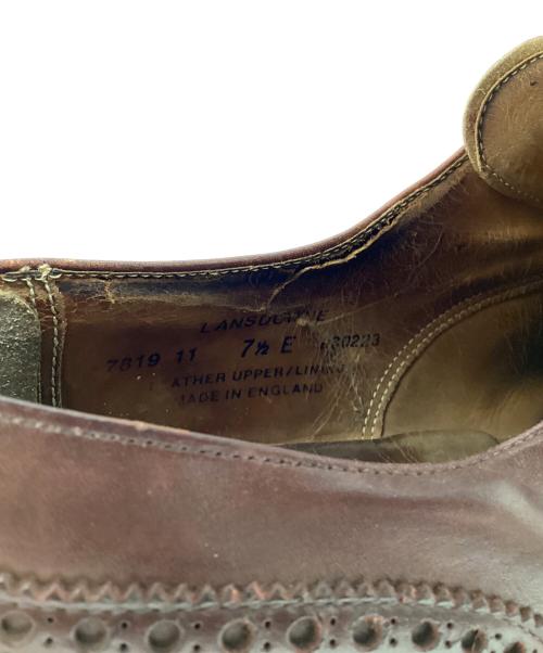 Crockett & Jones（クロケット＆ジョーンズ）Crockett & Jones (クロケット＆ジョーンズ) PAUL SMITH (ポールスミス) LANSDOWNE モンクストラップシューズ ブラウン サイズ:71/2の古着・服飾アイテム